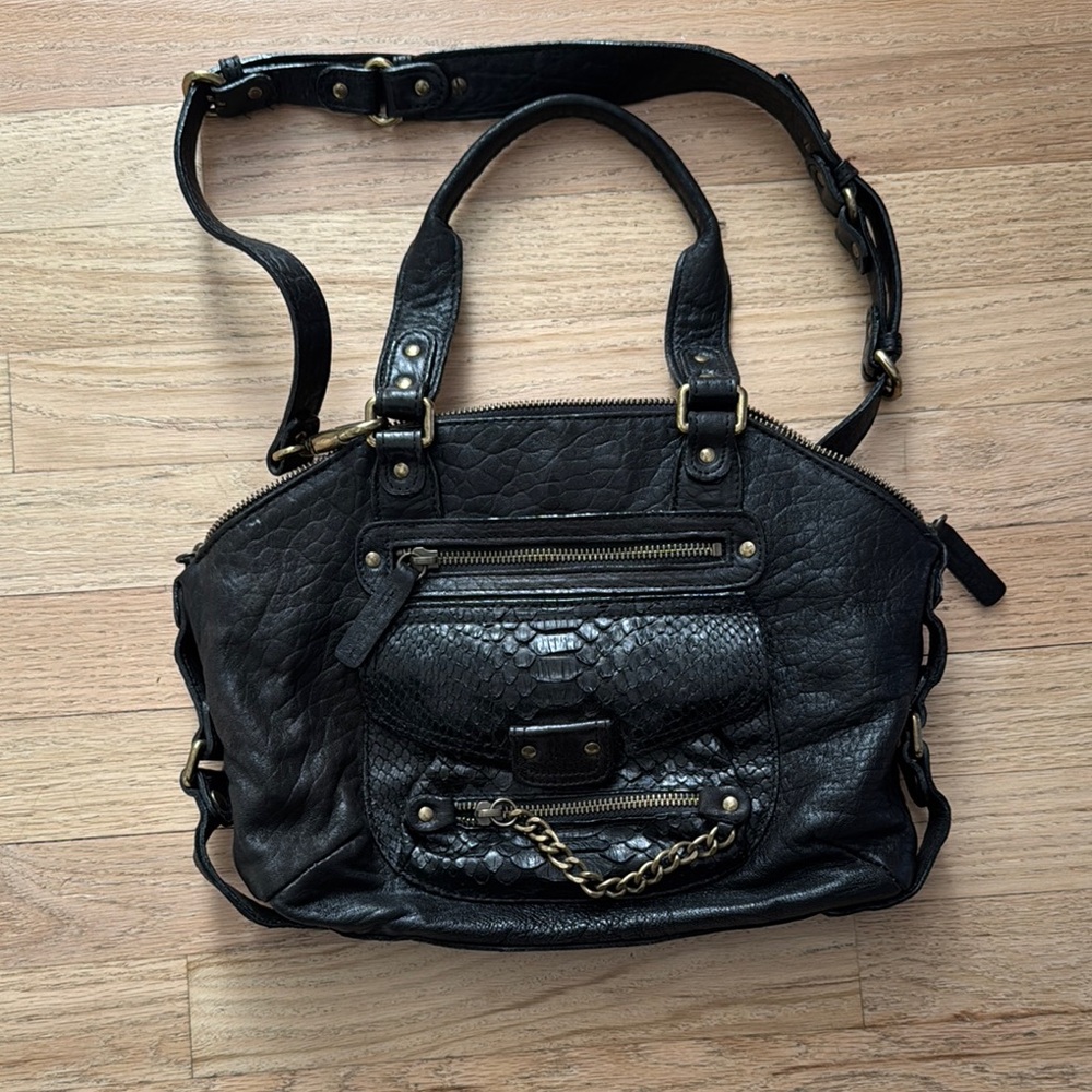 Black Leather Women's Bag